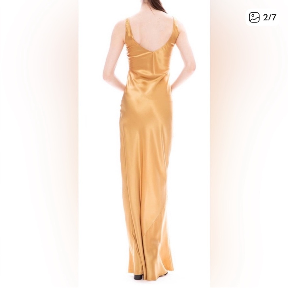 Niki Lotan Bazile Gown in Golden NWT - Picture 2 of 4